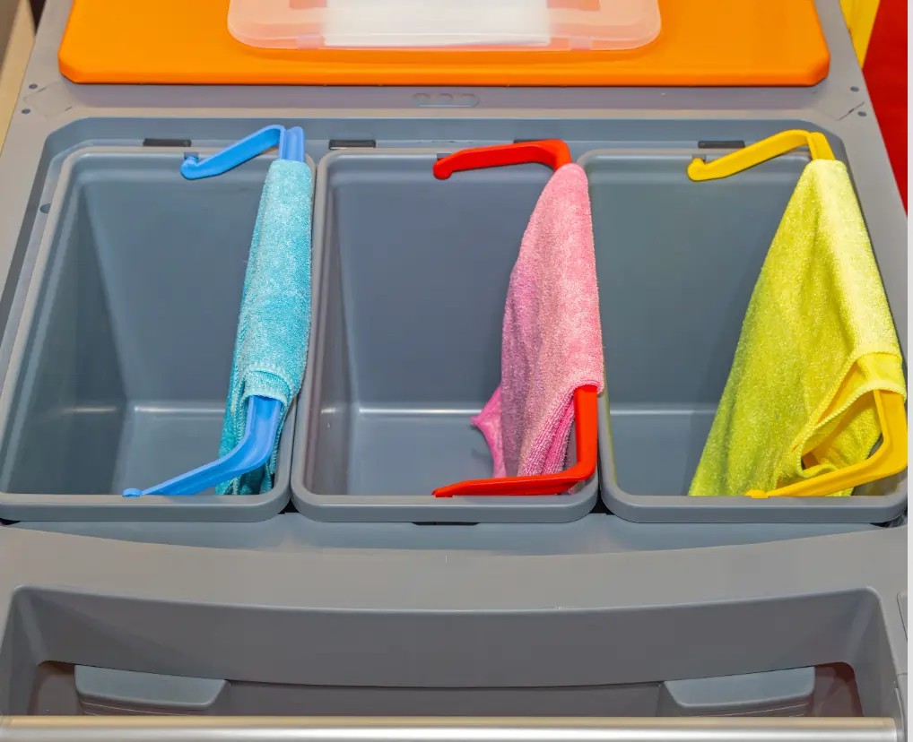 Reference document outlining HIPAA-compliant janitorial cleaning requirements