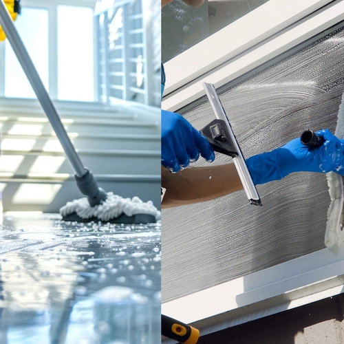 Comparing a do-it-yourself approach against hiring a professional cleaning crew