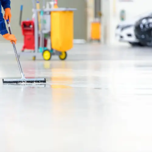 Modern car dealership lot where clean presentation shapes customer first impressions